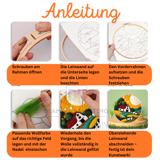 Weihnachten Kollektion - DIY Nadelfilz-Set