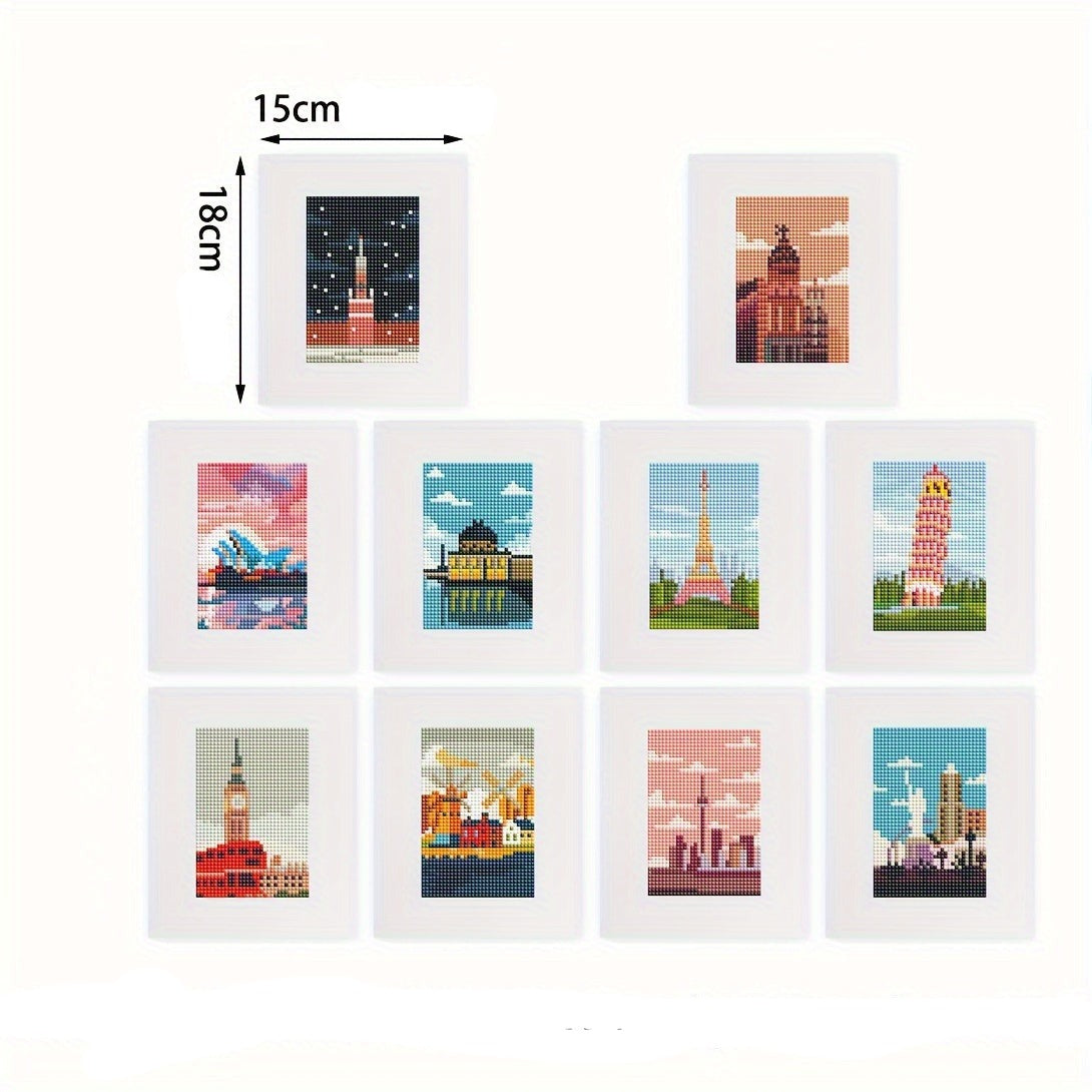 *Neu* Mini Bilder | 10tlg. Städte Set 18x15cm | Geschenke-Set