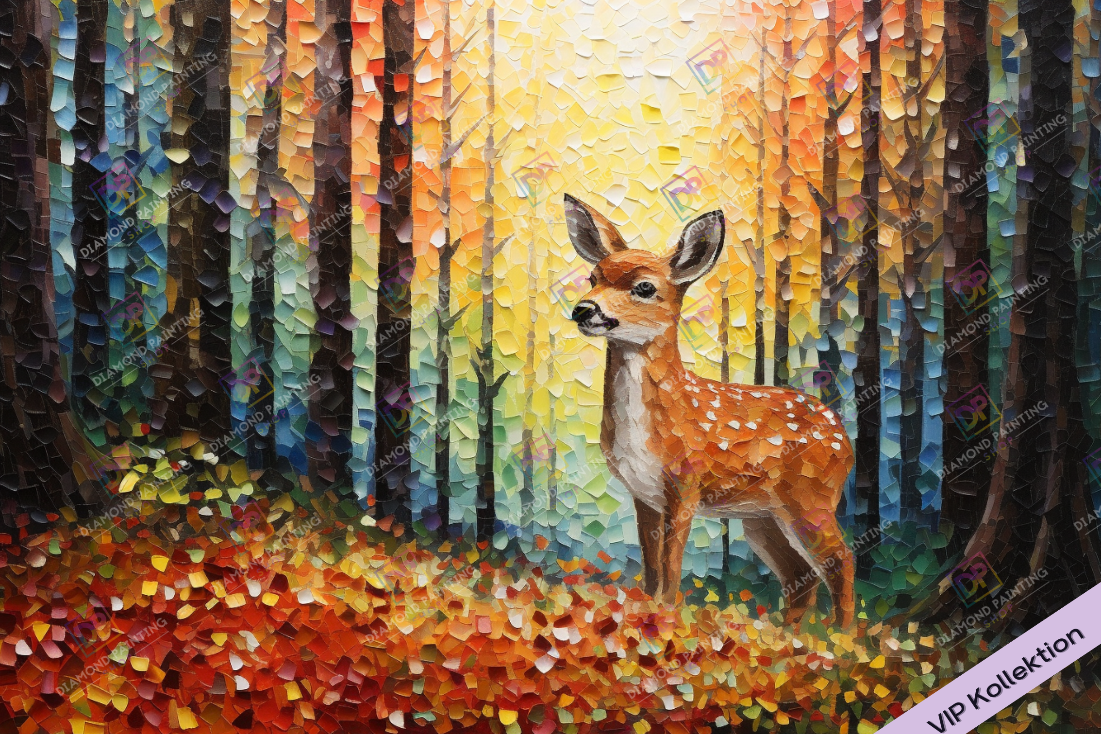 XXL Acryl Gemälde Bambi