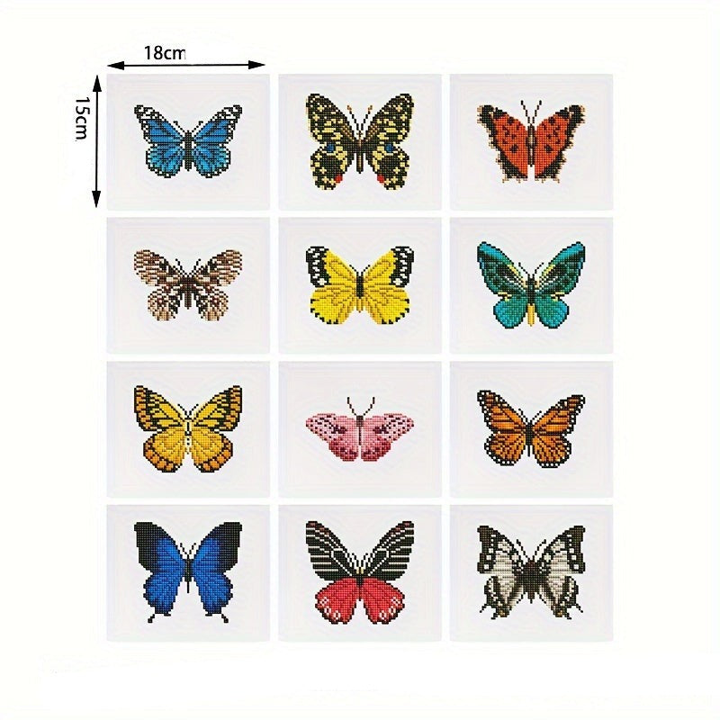 *Neu* Mini Bilder | 12tlg. Schmetterling #2 Set 15x18cm | Geschenke-Set